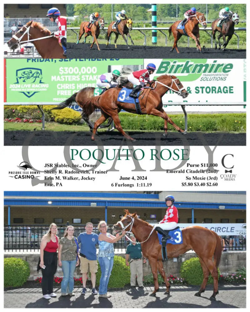 Poquito Rose - 06-04-24 R03 Pid Presque Isle Downs