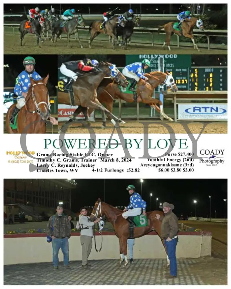 Powered By Love - 03 - 08 - 24 R07 Ct Hollywood Casino At Charles Town Races