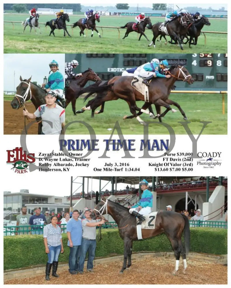 Prime Time Man - 070316 Race 08 Elp Ellis Park