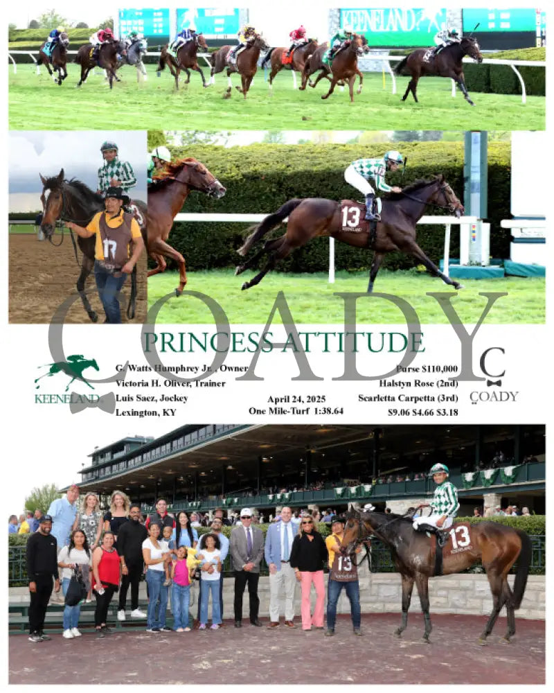 PRINCESS ATTITUDE - 04-24-25 - R09 - KEE Keeneland
