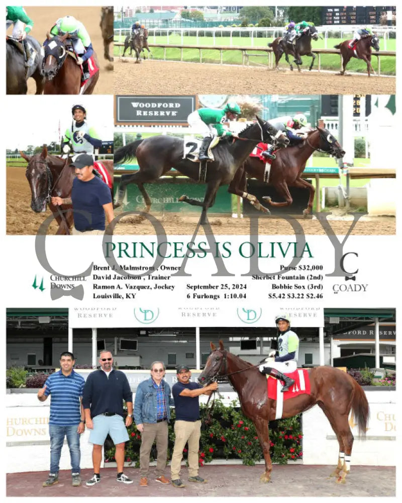 Princess Is Olivia - 092524 Race 03 Cd Churchill Downs