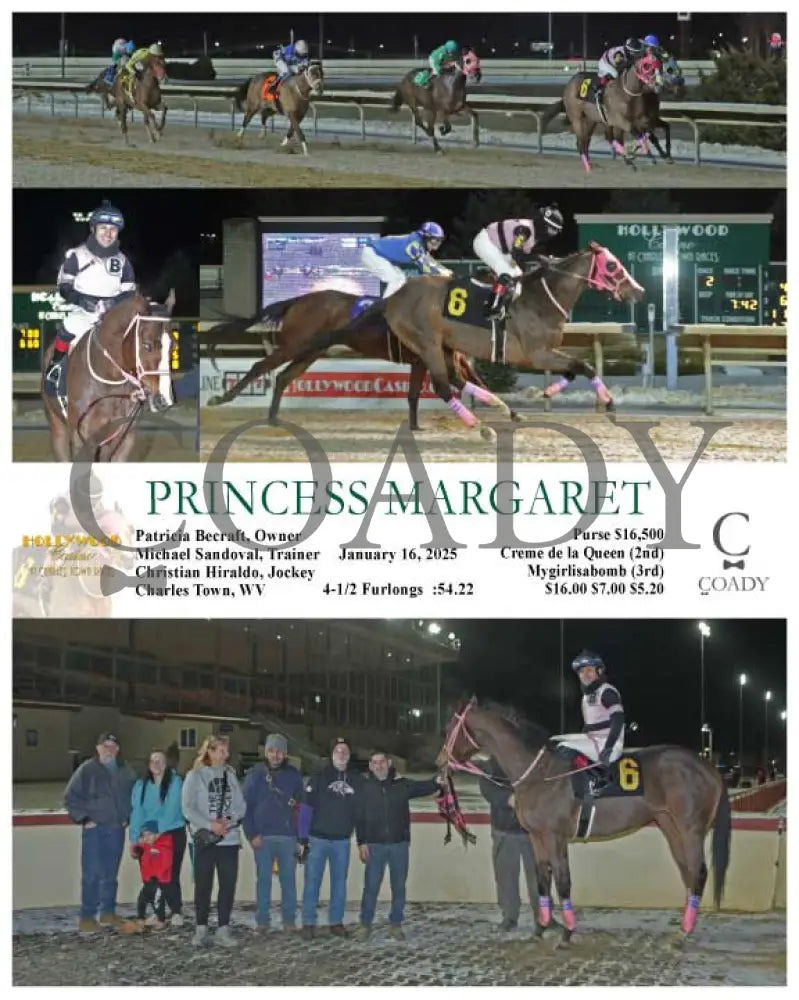 Princess Margaret - 01-16-25 R02 Ct Hollywood Casino At Charles Town Races