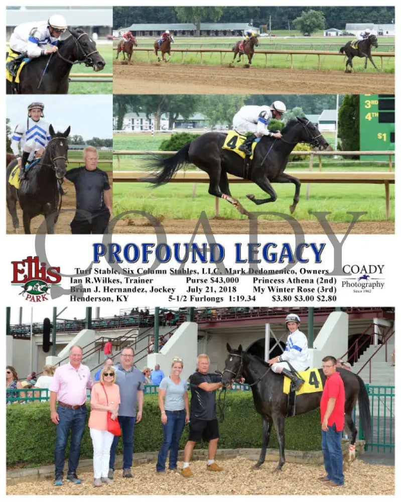 Profound Legacy - 072118 Race 05 Elp Ellis Park