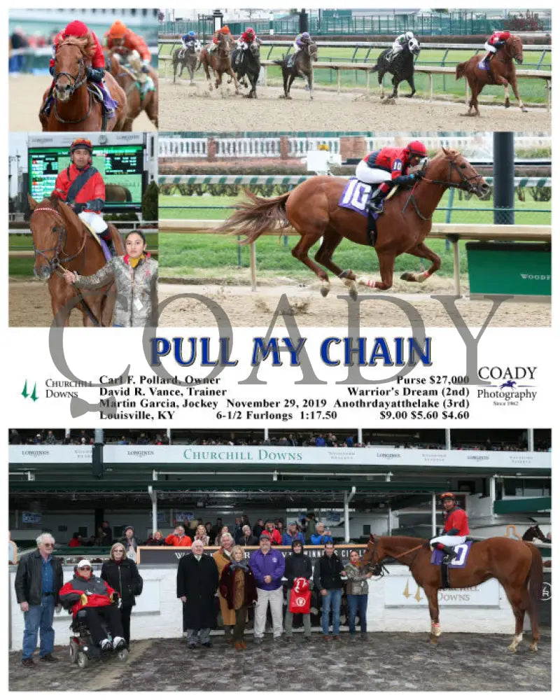 Pull My Chain - 11-29-19 R06 Cd Churchill Downs