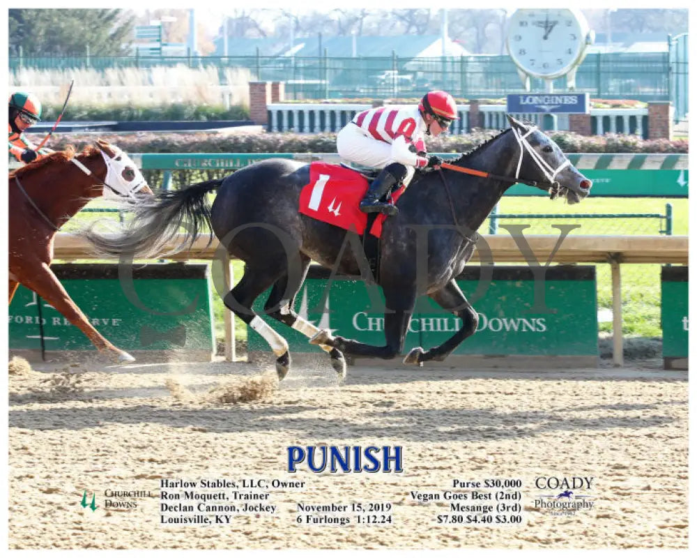 Punish - 11-15-19 R01 Cd Action Churchill Downs