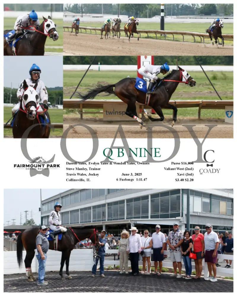 Q B NINE - 06-03-25 - R04 - FP Fanduel Sportsbook Horse Racing