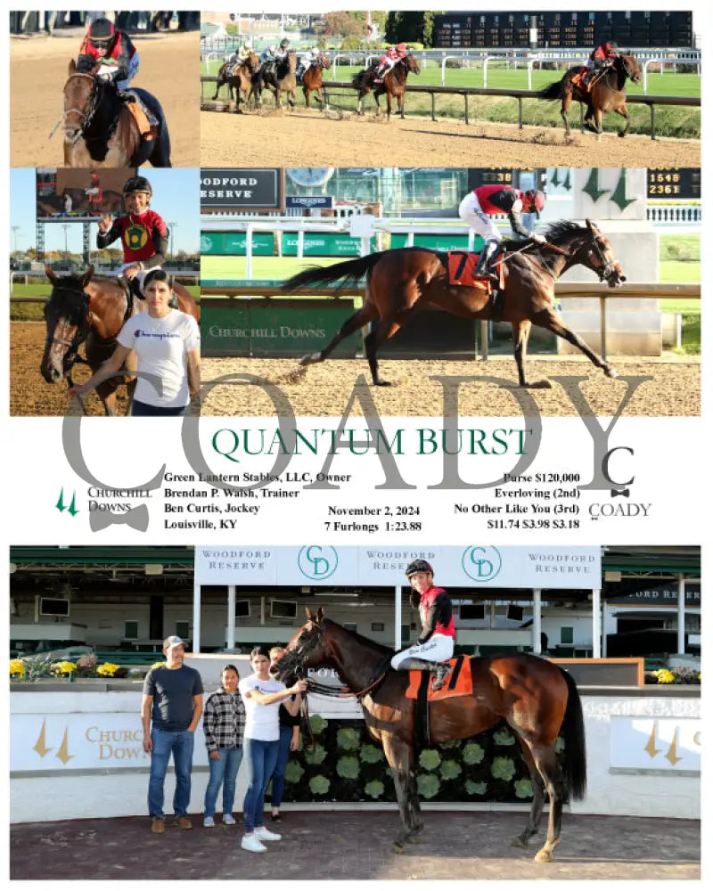 Quantum Burst - 11-02-24 R08 Cd Churchill Downs