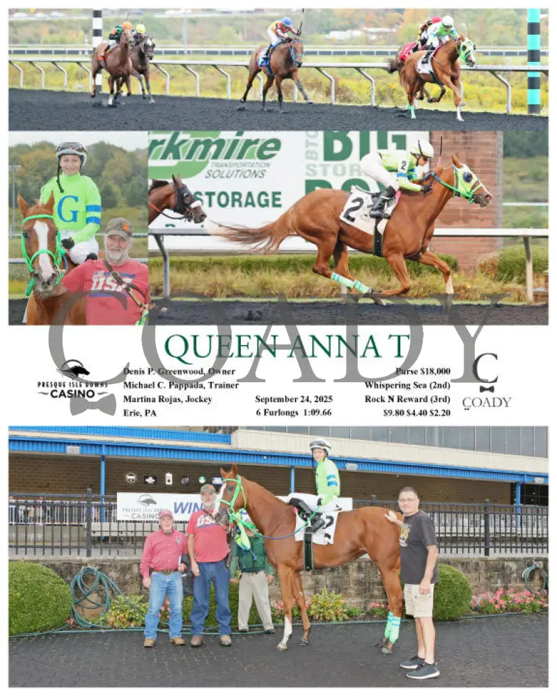 QUEEN ANNA T - 09-24-25 - R06 - PID Presque Isle Downs