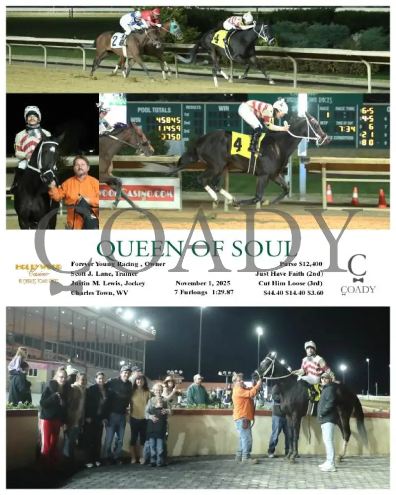 QUEEN OF SOUL - 11-01-25 - R01 - CT Hollywood Casino at Charles Town Races