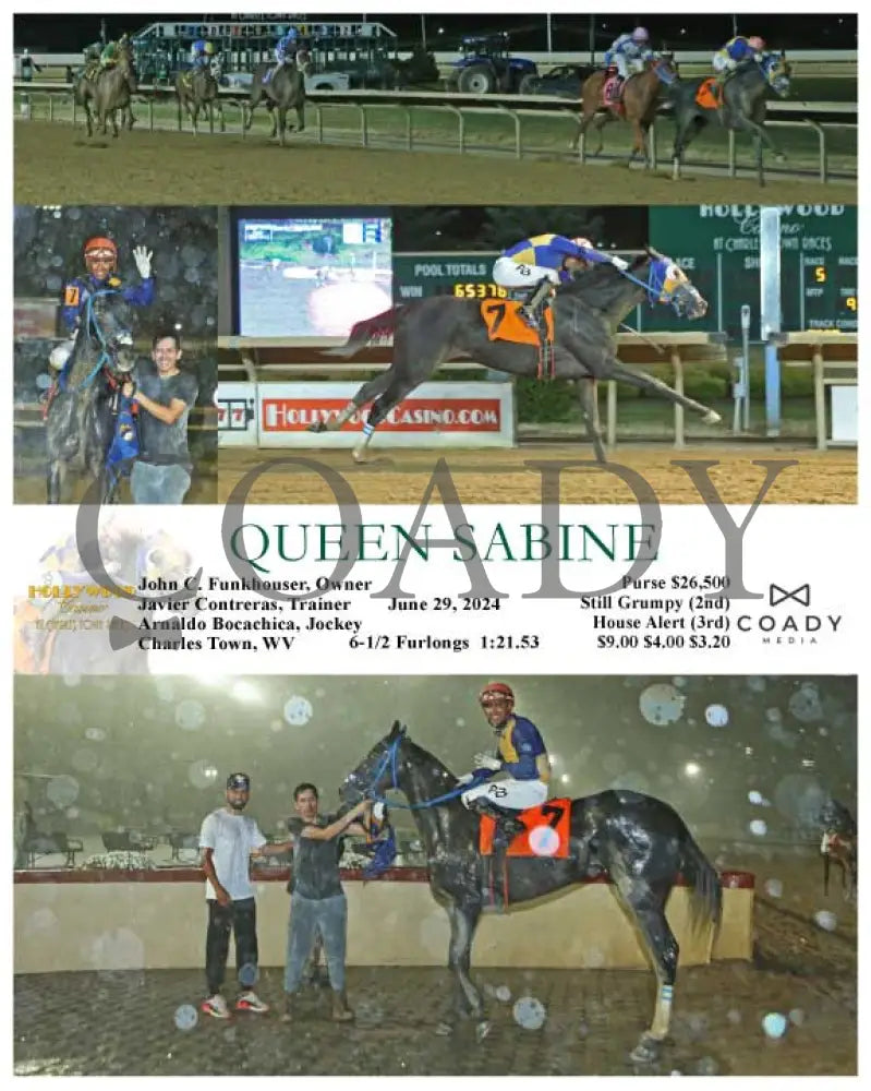 Queen Sabine - 06-29-24 R05 Ct Hollywood Casino At Charles Town Races