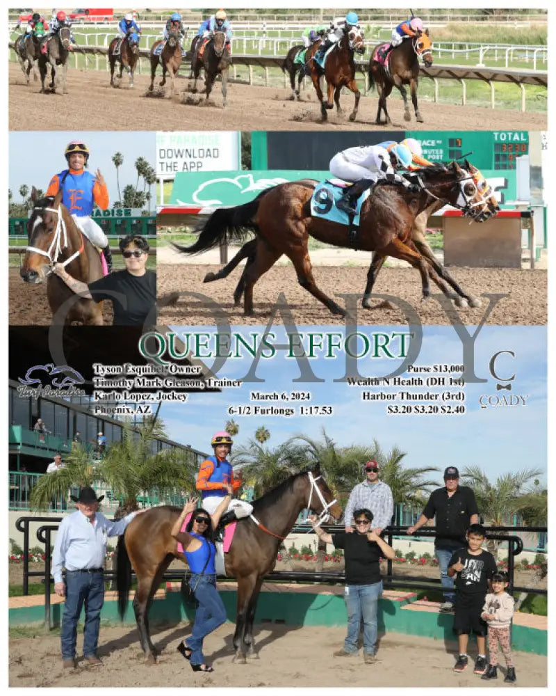Queens Effort - 03 - 06 - 24 Rrace 2 Tup Turf Paradise