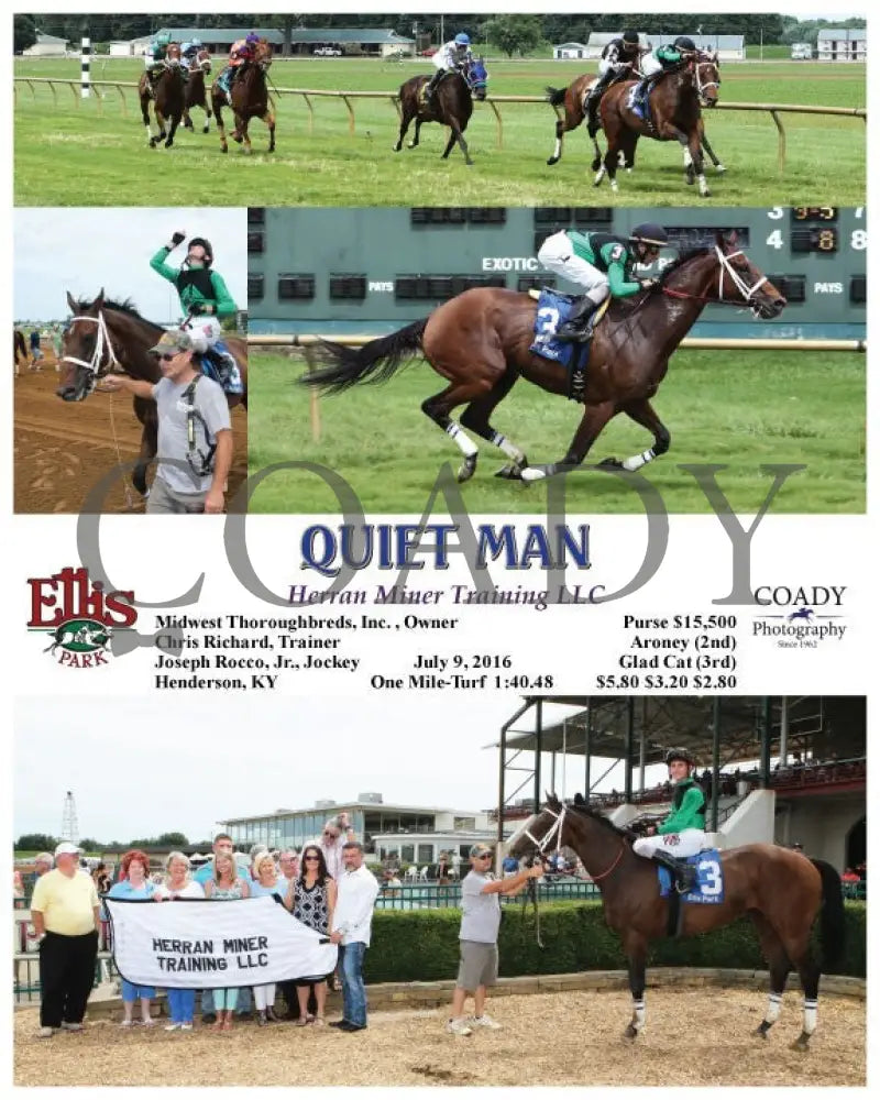 Quiet Man - 070916 Race 05 Elp Ellis Park