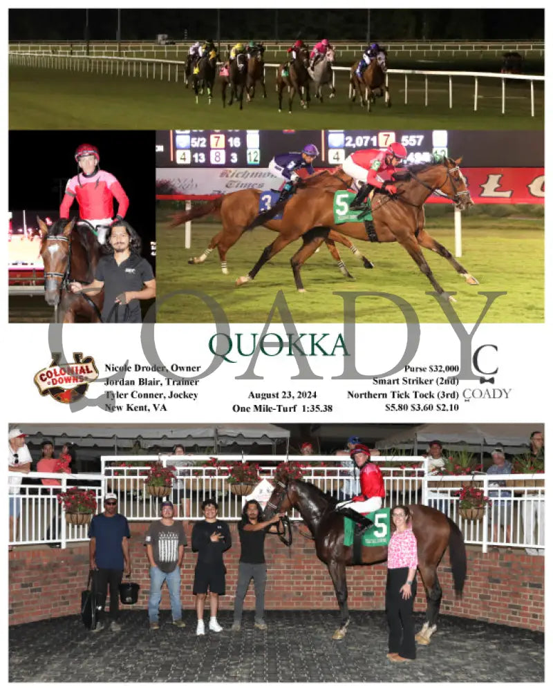 Quokka - 08-23-24 R08 Cnl Colonial Downs