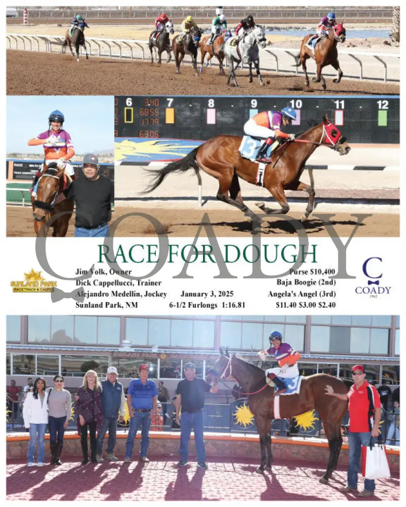 Race For Dough - 01-03-25 R04 Sun Turfway Park