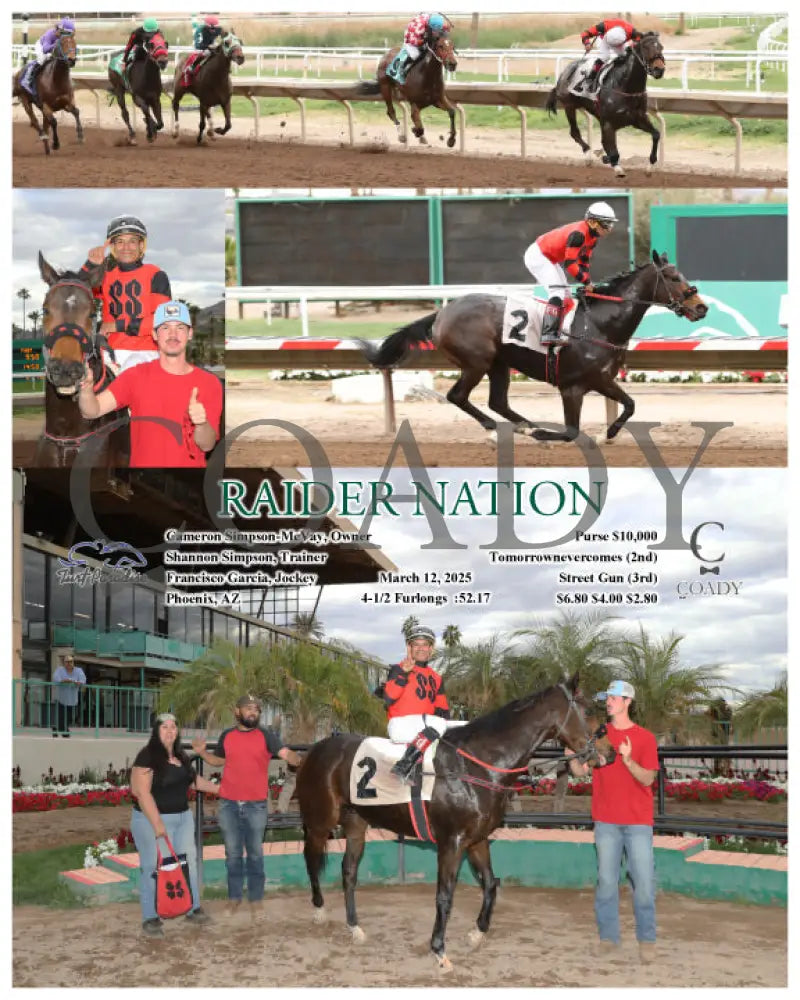RAIDER NATION - 03-12-25 - R08 - TUP Turf Paradise