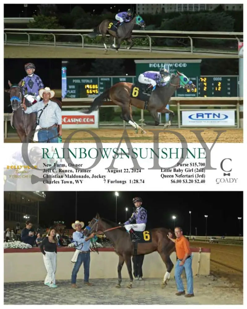 Rainbowsnsunshine - 08-22-24 R04 Ct Hollywood Casino At Charles Town Races