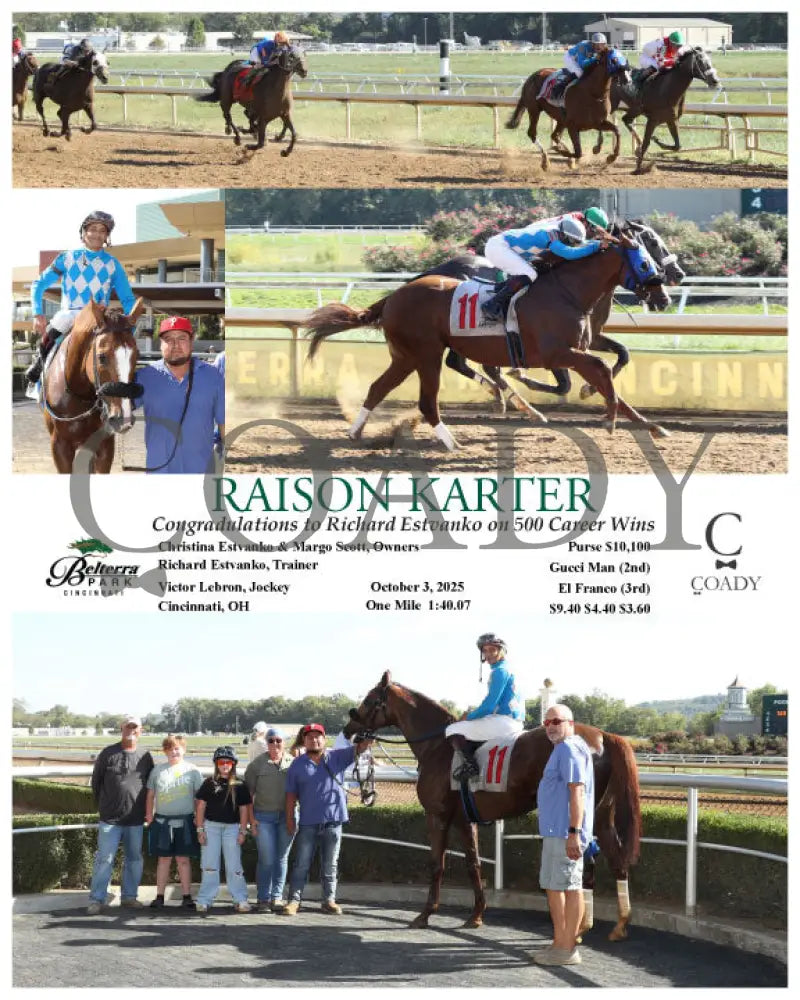 RAISON KARTER - 100325 - Race 07 - BTP Presque Isle Downs
