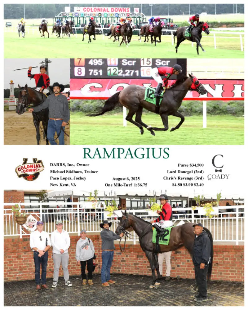 RAMPAGIUS - 08-06-25 - R07 - CNL Colonial Downs
