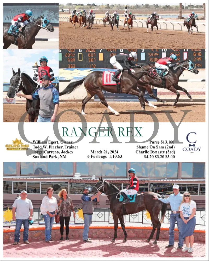 Ranger Rex - 03 - 21 - 24 R07 Sun Sunland Park