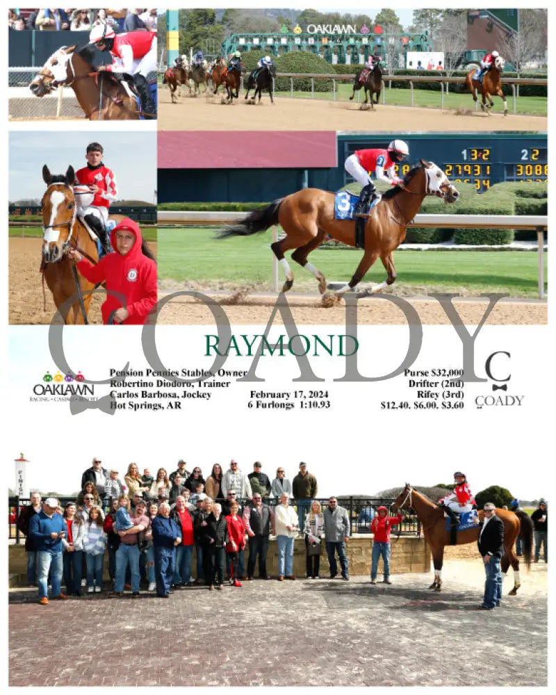 Raymond - 02-17-24 R01 Op Oaklawn Park