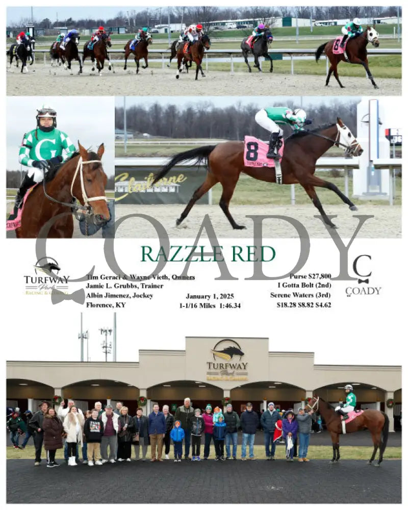 Razzle Red - 01-01-25 R05 Tp Turfway Park