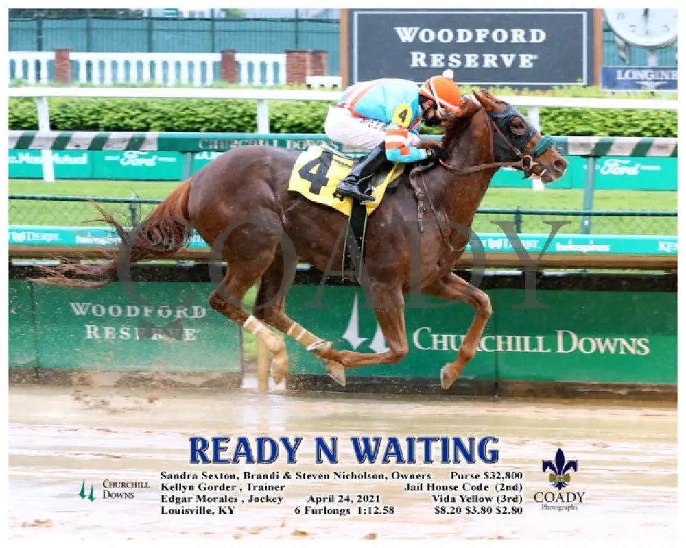 Ready N Waiting - 04-24-21 R02 Cd Action Churchill Downs