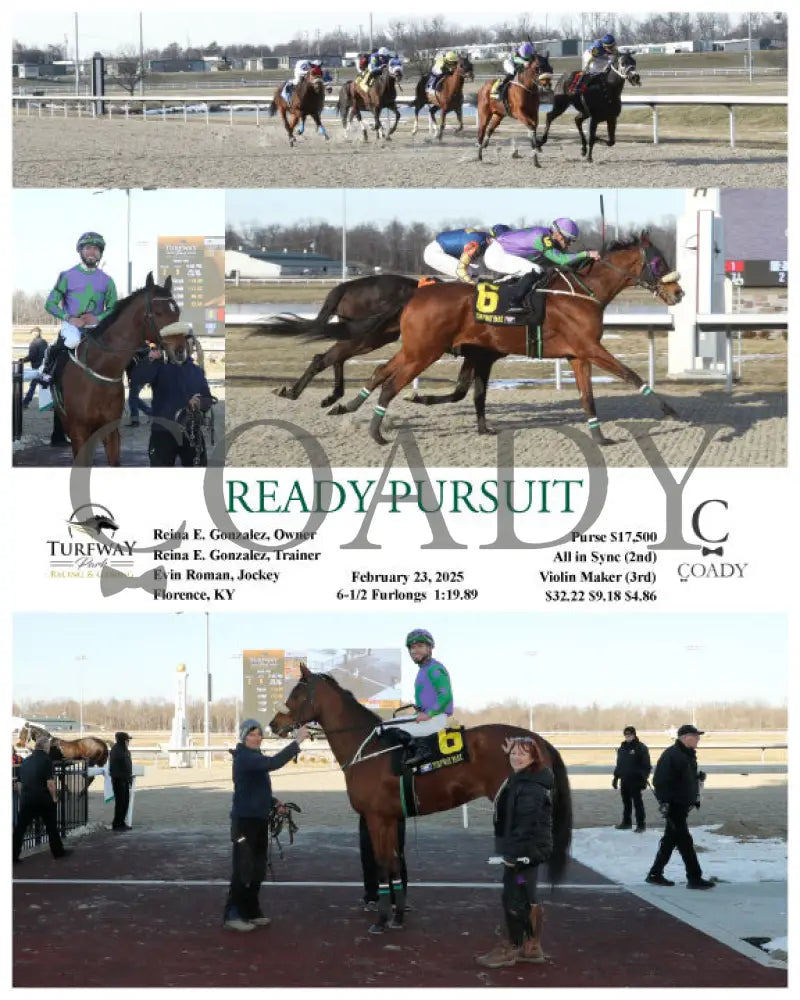 READY PURSUIT - 02-23-25 - R02 - TP Turfway Park