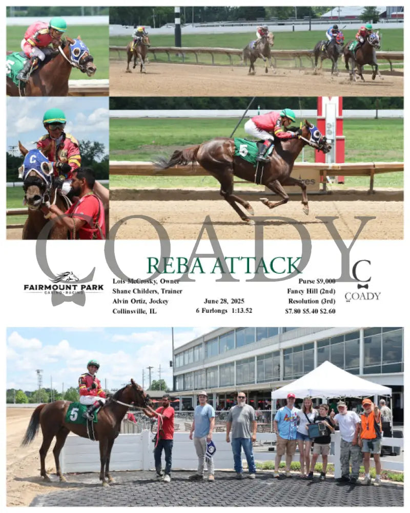 REBA ATTACK - 06-28-25 - R02 - FP Fanduel Sportsbook Horse Racing