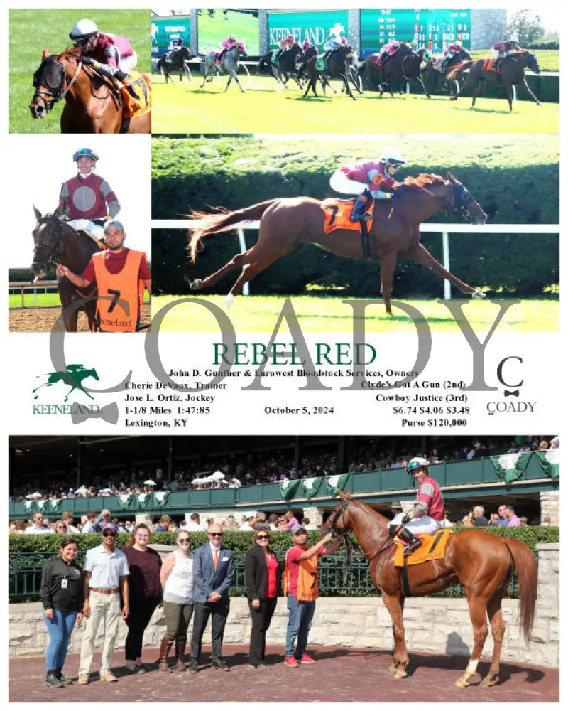 Rebel Red - Freedom Trail 10-05-24 R04 Kee Keeneland