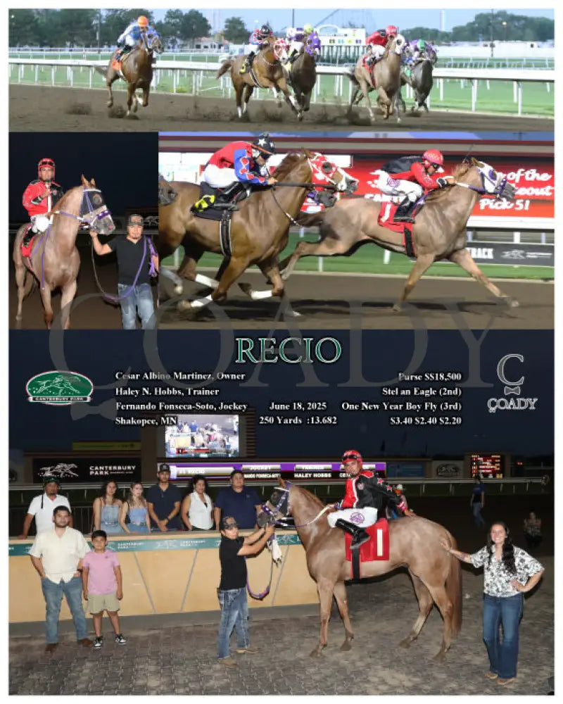 RECIO - 06-18-25 - R09 - CBY Ruidoso Downs
