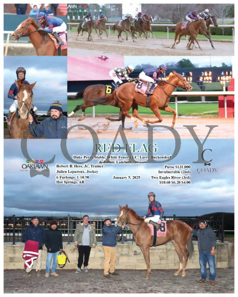 Red Flag - 01-05-25 R10 Op Oaklawn Park