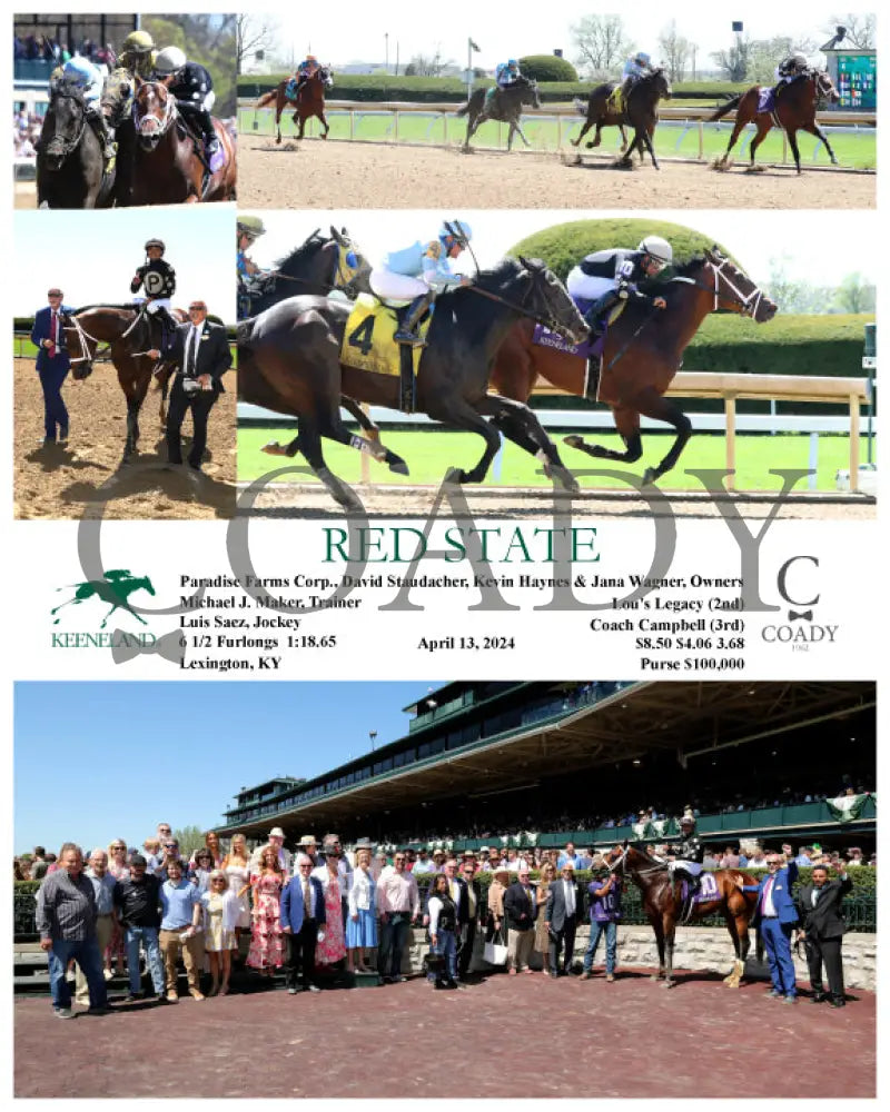Red State - 04 - 13 - 24 Race 4 Kee Keeneland