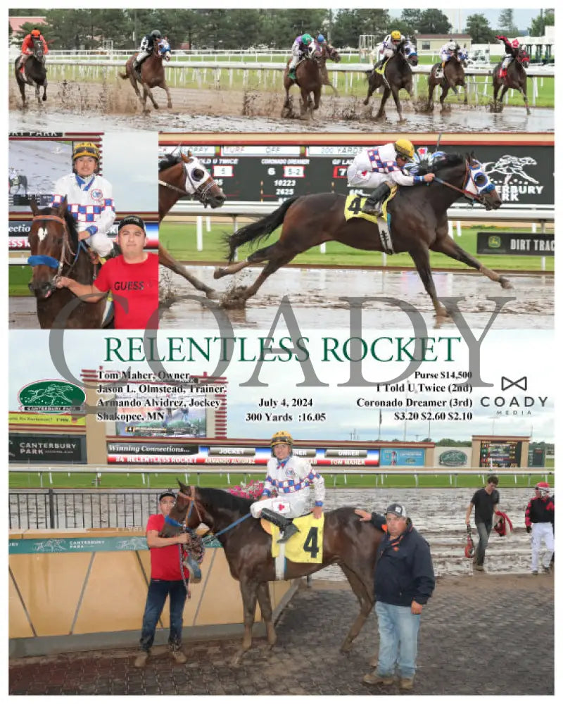 Relentless Rocket - 07-04-24 R08 Cby Canterbury Park