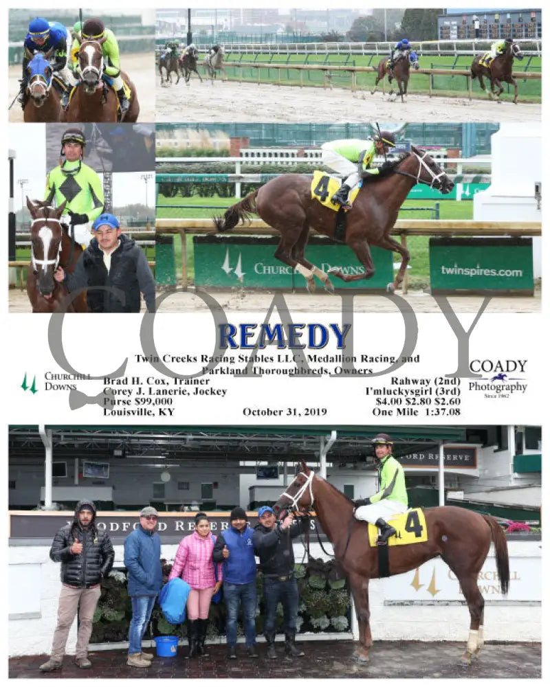 Remedy - 10-31-19 R04 Cd Churchill Downs