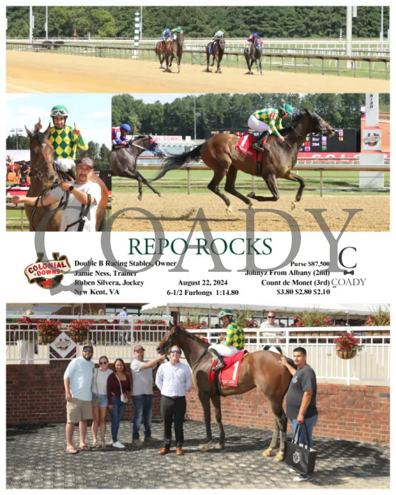 Repo Rocks - 08-22-24 R06 Cnl Colonial Downs