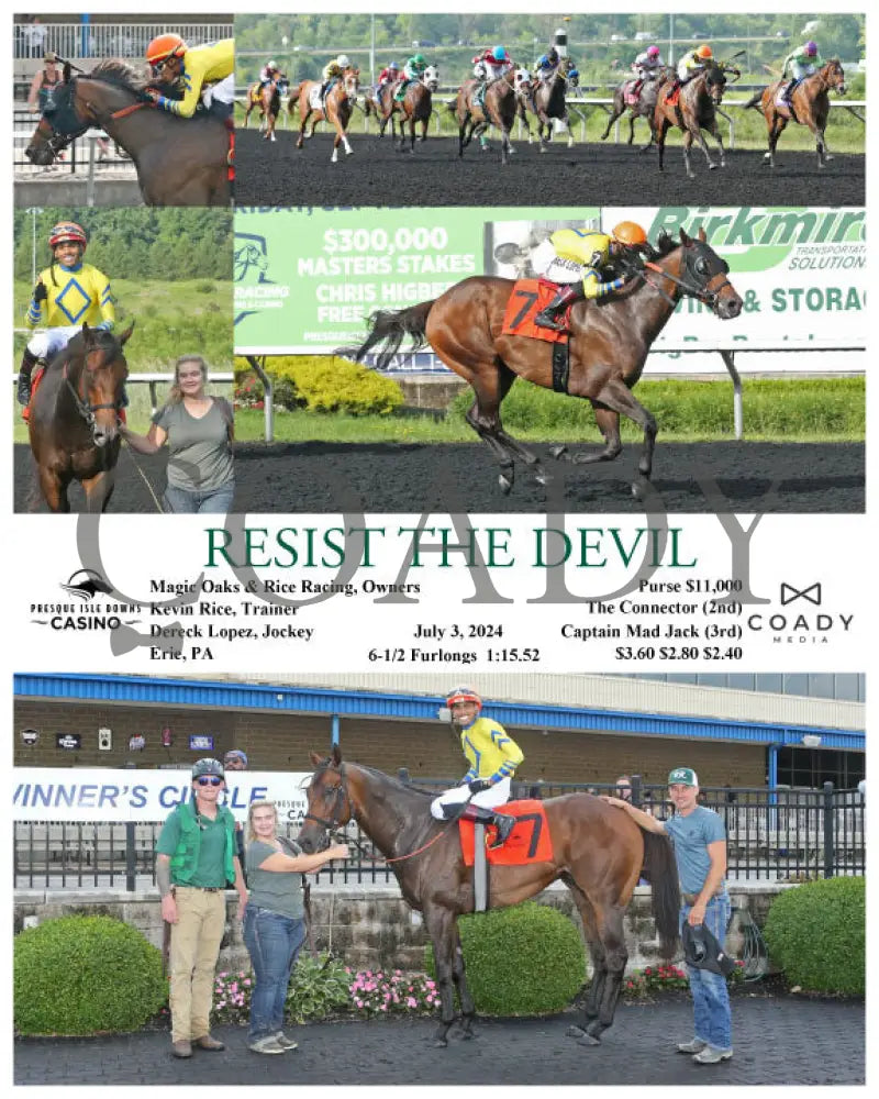 Resist The Devil - 07-03-24 R08 Pid Presque Isle Downs