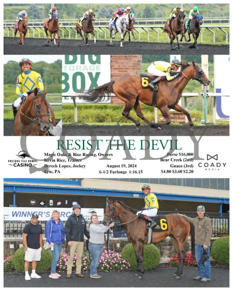 Resist The Devil - 08-19-24 R03 Pid Presque Isle Downs