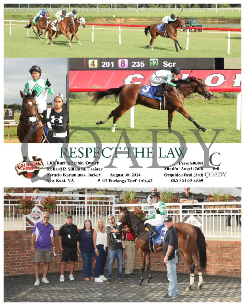 Respect The Law - 08-30-24 R03 Cnl Colonial Downs