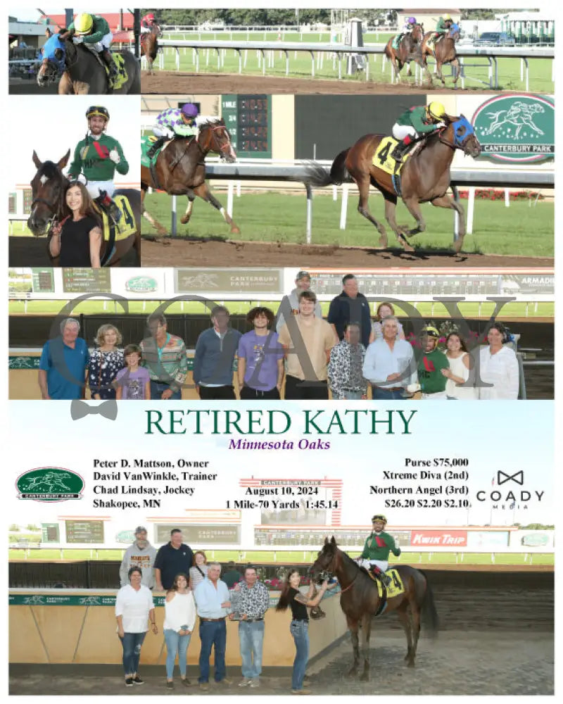 Retired Kathy - Minnesota Oaks 08-10-24 R03 Cby Canterbury Park