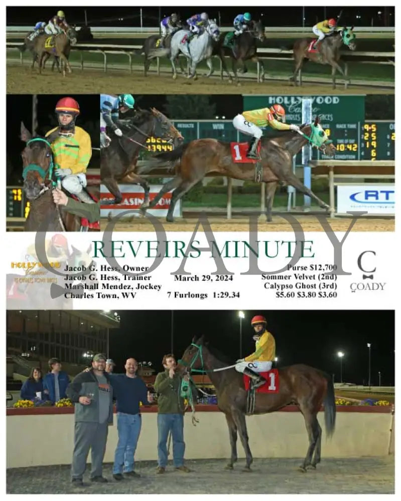 Reveirs Minute - 03 - 29 - 24 R08 Ct Hollywood Casino At Charles Town Races