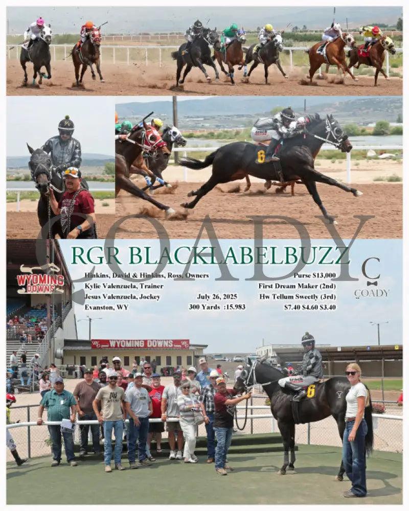 RGR BLACKLABELBUZZ - 07-26-25 - R01 - WYO Wyoming Downs