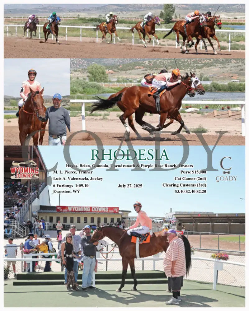RHODESIA - 07-27-25 - R06 - WYO Wyoming Downs