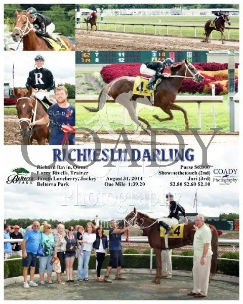 Richieslildarling - 083114 Race 05 Btp Belterra Park