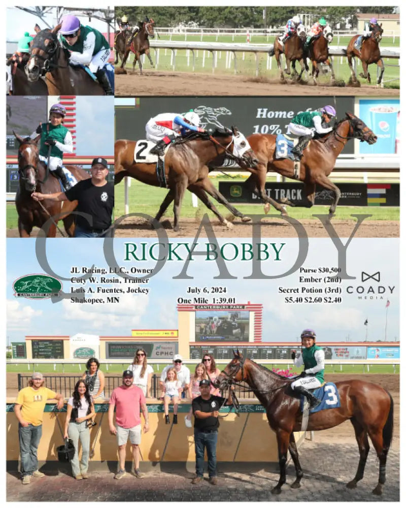 Ricky Bobby - 07-06-24 R01 Cby Canterbury Park