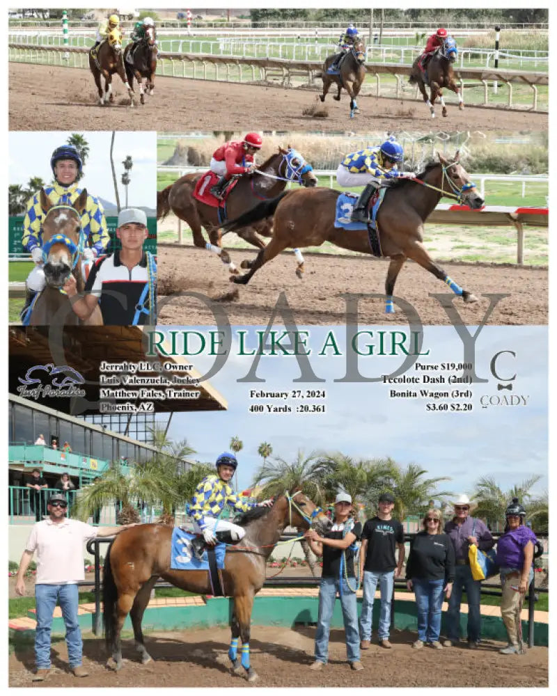 Ride Like A Girl - 02-27-24 R01 Tup Turf Paradise
