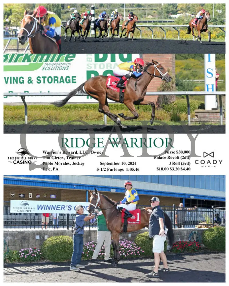 Ridge Warrior - 09-10-24 R03 Pid Presque Isle Downs