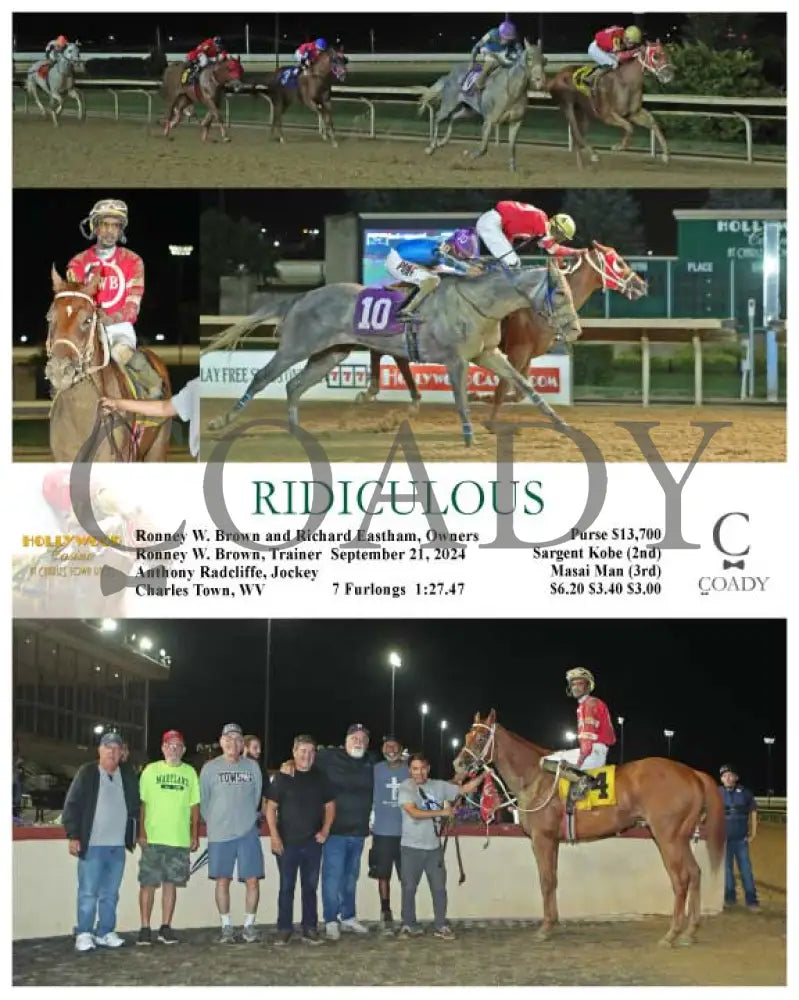 Ridiculous - 09-21-24 R09 Ct Hollywood Casino At Charles Town Races