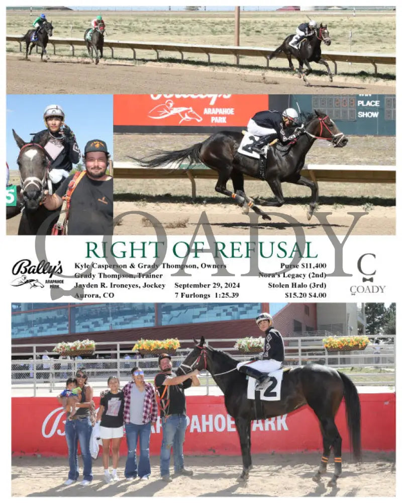 Right Of Refusal - 09-29-24 R02 Arp Arapahoe Park