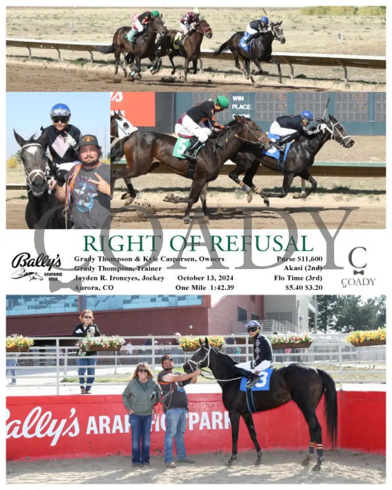 Right Of Refusal - 10-13-24 R03 Arp Arapahoe Park