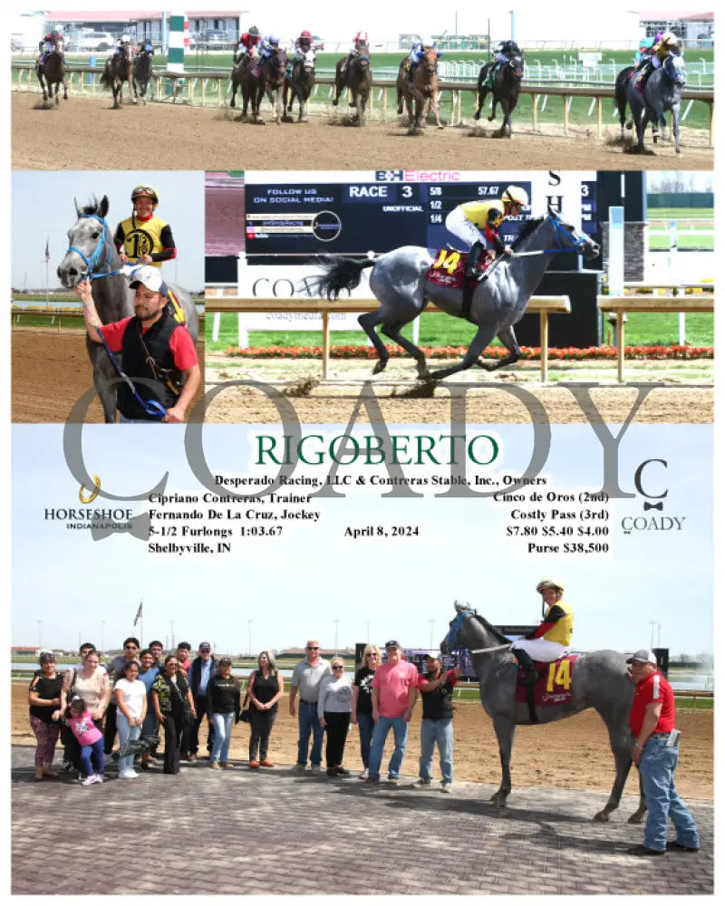 Rigoberto - 04 - 08 - 24 R03 Ind Indiana Grand